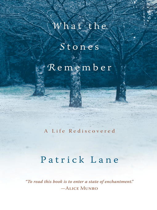 Title details for What the Stones Remember by Patrick Lane - Available